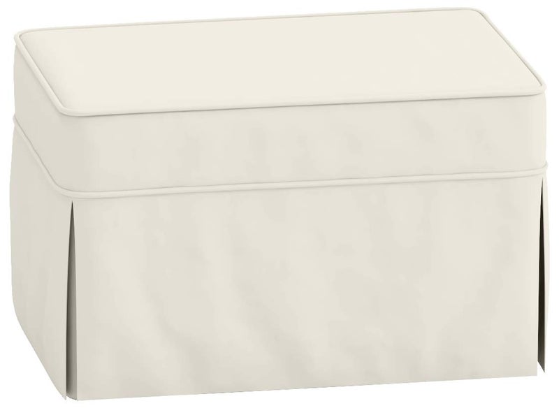 Custom Slipcover Replacement غطاء بديل لأريكة القطن العثمانية. يناسب العثماني الأساسي من بوتري بارن PB. - Image 1